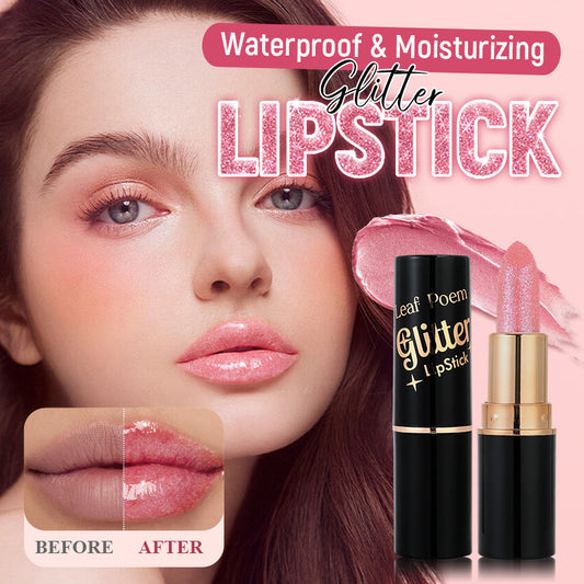 🔥TODAY'S SPECIAL-BUY 1 GET 1 FREE!!✨50K+ SOLD!💋Waterproof & Moisturizing Glitter Lipstick