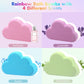 🎁LAST DAY SALE £7.99!!🔥50K+ SOLD!🌈 Rainbow Cloud Bath Bombs – Turn Every Bath into a Magical Rainbow Spa