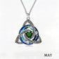 🌲Best Gift Idea - ONLY ￡7.99!💝Women's Celtic Knot Birthstone Pendant Necklace🌀📿