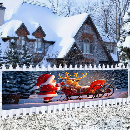 🎄Christmas Sale-Up to 50% OFF🏡Christmas Santa Banner🎅Suitable for Bedrooms and Doors