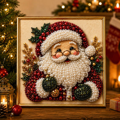 🎄Christmas Pre Sale ￡8.99!!⚡50K+ SOLD!🎅Premium 3D Pearl Christmas Diamond Painting Art Kit | 🧘Relaxing & Beginner-Friendly⛄️❄️