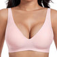 💖LAST DAY SALE 50% OFF💕Women's Comfortable Wireless Bralettes Seamless Deep V Everyday Bra