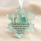 🌊Snowflake-Shaped Sea Glass Thank You Keepsake❄✨ Shaped by Nature & Crafted by Hand!