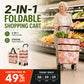 🔥Limited Offer ￡9.99!!⚡50K+ SOLD!🛍️2-in-1 Convertible shopping tote – hides wheels, holds 20kg, expands with zipper!