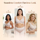 💗LAST DAY SALE 50% OFF⚡50K+ SOLD💕Jelly Wireless Womens Comfortable Wireless Bras Push Up Bralettes Seamless Tshirts Bras Deep V Everyday Bras