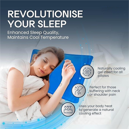 ❄️Summer cool-down deal: just £14.99!!⚡50K+ SOLD!❄️Cooling Gel Pillow Mat for Sleeping