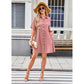 💃2026 Summer Hot Sale 70% OFF✨Women's Short Sleeve Button Down Textured Babydoll Dress with Pockets
