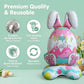 🎁Easter Early Bird Sale £6.99!!🐰Giant 3D Standing Bunny Balloon Self-Supporting Festive Cheer