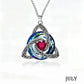 🌲Best Gift Idea - ONLY ￡7.99!💝Women's Celtic Knot Birthstone Pendant Necklace🌀📿