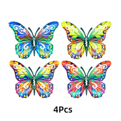 Brand New 2026✨🦋4Pcs Butterfly Metal Wall Decor