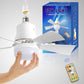 🔥SUMMER HOT SALE £15.99!!⚡50K+ SOLD!🍃SmartBreez™ 40W LED Ceiling Fan Light – 20.5” Ultra-Quiet with Remote 🎯 | E27 + FREE B22 Adapter 🔌 | For Bedroom 😴, Kitchen 👩‍🍳 & Garage 🛠️ – UK Ready! 🇬🇧