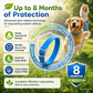 🔥 50% OFF Today 🐾 Natural Essential Oil Pet Pest Repellent Collar 🦟Safe Flea & Tick Protection for Dogs & Cats 💚