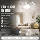 💡 50% OFF RIGHT NOW! 🌀 LED ceiling fan with lighting, remote-controlled: an all-in-one set combining a fan and lighting ✨