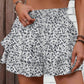 🔥💐LAST DAY SALE 50%OFF💃Solid Color Stretch Waist Layered Short Skirt