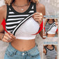 💖LAST DAY SPECIAL PRICE: ￡9.99!!💖Ribbed Stretchy Tank Top with Shelf Bra