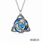 🌲Best Gift Idea - ONLY ￡7.99!💝Women's Celtic Knot Birthstone Pendant Necklace🌀📿
