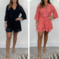 🌺Summer Hot Sale 60% OFF💕Casual Short V-Neck Lace Suit