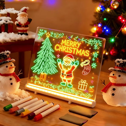 🎅Christmas Gift idea 49%OFF -🎨LED Note Board🎁Buy 1 Get 7 Colour Pens For Free🎁