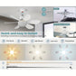 🔥SUMMER HOT SALE £15.99!!⚡50K+ SOLD!🍃SmartBreez™ 40W LED Ceiling Fan Light – 20.5” Ultra-Quiet with Remote 🎯 | E27 + FREE B22 Adapter 🔌 | For Bedroom 😴, Kitchen 👩‍🍳 & Garage 🛠️ – UK Ready! 🇬🇧
