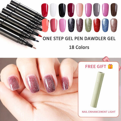 💅HOT SALE BUY 1 GET 1 FREE - £7.99! ✨One Step Nail Gel Pen🎨