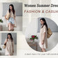 💃2026 Summer Hot Sale 70% OFF✨Women's Short Sleeve Button Down Textured Babydoll Dress with Pockets