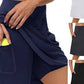 🔥Summer cool-down deal: just £14.99!⛳🎾Women's Knee Length Skorts Golf Tennis Skirt