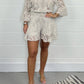 🌺Summer Hot Sale 60% OFF💕Casual Short V-Neck Lace Suit
