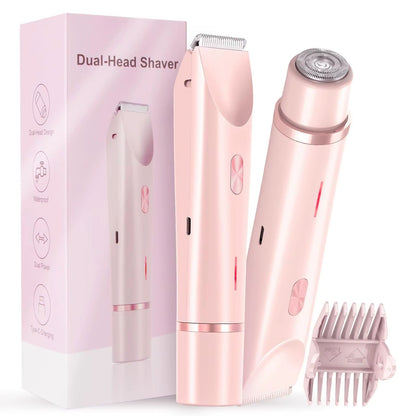 🔥NEW YEAR SALE £13.99!!⚡50K+ SOLD!💝2-in-1 Women's Body Shaver