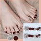 14 Sheets Square Press on Toenails-5