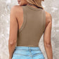 💖LAST DAY SPECIAL PRICE: ￡9.99!!💖Ribbed Stretchy Tank Top with Shelf Bra
