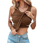 💖LAST DAY SPECIAL PRICE: ￡9.99!!💖Ribbed Stretchy Tank Top with Shelf Bra