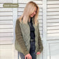 🔥Last Day Sale 70% OFF🥰2026 New Women's Knit Patchwork Puffy Jacket