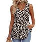 🔥 Last Day Special Price :￡12.99!!👚Women's Print Flowy Sleeveless V Neck Peplum Tank Tops