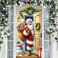 🎉Black Friday Special Price £6.99!!🎉Santa Claus Door Frame Banner - Merry Christmas & Happy New Year🎅🎁