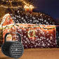 🔥LAST DAY SALE ONLY ￡9.99!!🎅【🎁Best Christmas Gift🎁】🎄16-Pattern USB Christmas Projector Light