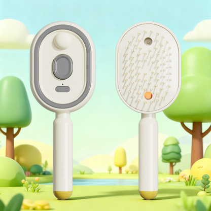🔥LAST DAY SALE 50% OFF!! ⏰✨Electric hairbrush with spray and massage