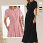 💕HOT SALE 55% OFF💕Women's Boho Chic Smocked Waist Maxi Dress