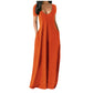 🔥Summer cool-down deal: just £13.99!💃Women's Round Neck Short Sleeve Casual Soft Fabric Long Dress