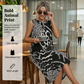 🔥LAST DAY SPECIAL PRICE: ￡14.99!!🐆Women's Leopard Print Sleeveless Midi Dress