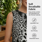 🔥LAST DAY SPECIAL PRICE: ￡14.99!!🐆Women's Leopard Print Sleeveless Midi Dress