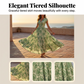 🔥Summer Hot Sale - ONLY ￡16.99!!🌼 Women's V-Neck Floral Smocked Maxi Dress – Elegant, Bohemian, Lightweight 🦋