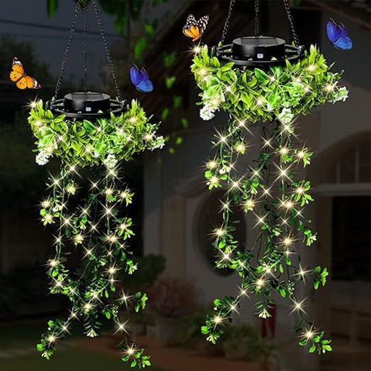 🔥Last Day Special Price:£14.99!!!🔥50K+ SOLD!🍃✨Solar-Powered Hanging Milan Grass Light