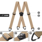 🔥🔥Last Day Special Price:£ 7.99!!!⏰Men's X-Back Suspenders with Hook Clips