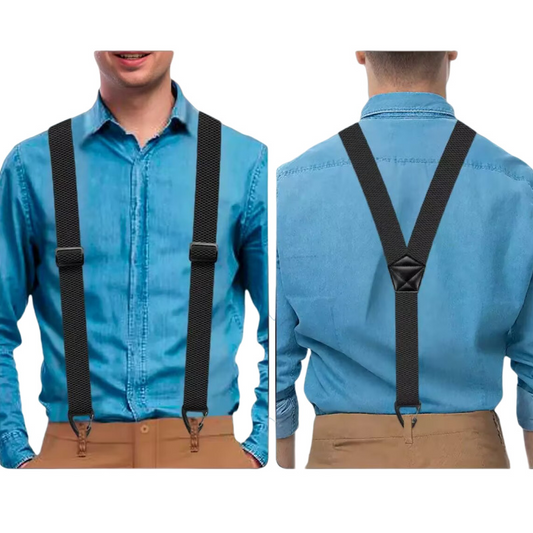 🔥🔥Last Day Special Price:£ 7.99!!!⏰Men's X-Back Suspenders with Hook Clips