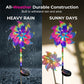 🌈LIMITED TIME 60% OFF! ✨Solar Powered Rainbow Pinwheel Garden Light