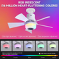 🔥Limited Time SALE 50% OFF❄️🎶2-In-1 Smart Ceiling Fan with Light, RGB & Bluetooth Speaker
