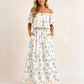 Summer Bohemian Beach Slit Maxi Dress