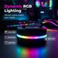 🔥LAST DAY SALE £10.99!!⚡50K+ SOLD!📱🎶Portable Bluetooth Speaker with RGB Lights & Phone Stand