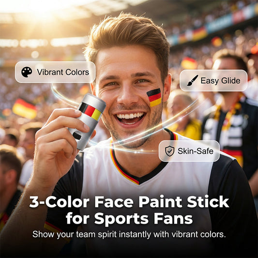 🔥Summer Hot Sale - BUY 1 GET 1 FREE!!⚡50K+ SOLD!⚽🎁National Flag Face Paint Stick for Sports Fans