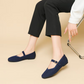 🔥 LIMITED-TIME SALE £12.99!!🎀Breathable Square Toe Ballet Flats – Knit, Lightweight, Comfy 👣